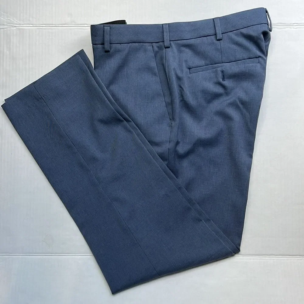 Van Heusen Flex Classic Blue  Slim Dres Pants